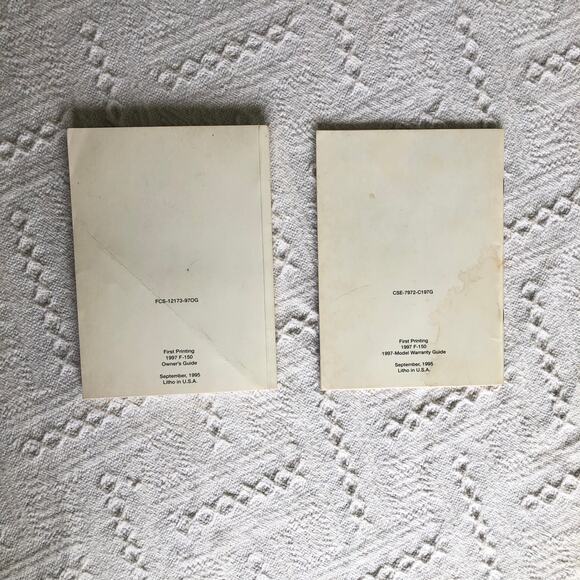 1997 Ford F-150 Owners Guide Manual & Warranty Guide Original OEM - Picture 3 of 4